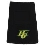 HI-GOLD( высокий Gold ) бейсбол напульсник ( вышивка окно имеется модель ) LBR-200 черный свободный размер 