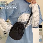 ポーチ ショルダーバッグ メンズ レディース スマホ ミニ ナイロン 小さめ サコッシュ 縦型 軽量 肩掛け おしゃれ 撥水 アウトドア