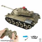RC 戦車 タンク 軍用車両チ ャリオット ラジコンカー 2.4Ghz無線操作 シミュレーション戦車モデル 子供用おもちゃ 軍事趣味 人気 プレゼント (緑)