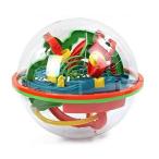 子供おもちゃ　迷路 おもちゃ ボール　迷路遊び子供の知育 3Ｄ立体知育玩具　迷路3コース 智力 迷宮 3D めいろ　迷路遊び