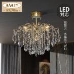 シャンデリア 北欧 おしゃれ LED電球 枝型 吊り下げ 照明器具 水晶ガラス 8灯 大きめ 和風 シーリングライト リビング 食卓用 ペンダントライト 天井ライト 居間