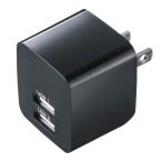  Sanwa Supply ACA-IP44BK USB зарядное устройство (2 порт * всего 2.4A* черный )