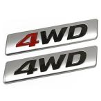 4WD プレート エンブレム ステッカー