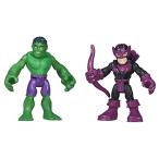 Playskool Heroes Marvel Super Hero Adventures Hulk and Marvel's Hawkeye並行輸入