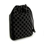 印伝風信玄袋 市松模様 メンズ 男性 父の日 ギフト プレゼント