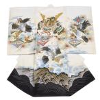 o. три . кимоно мужчина натуральный шелк. .. первый надеты шлем . ястреб белый 