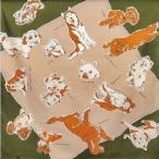 MISATO ASAYAMA 綿大判風呂敷 ふろしき DOGS(ドッグズ)二四巾(97cm幅) エコ ...