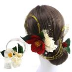 髪飾り 成人式 結婚式 和装 椿 水引 12点セット ヘアアクセサリー ヘッドドレス かすみ草