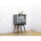 ナショナル・T-14C1・真空管テレビ・テレビ台・アンテナ・ナショナル坊や付・昭和レトロ146077