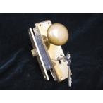 HMC* латунный ручка двери * ключ имеется * ручка диаметр 5.5cm* Showa Retro * античный *147625