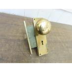  латунь ручка двери * античный * Showa Retro * ключ нет *149673