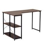 [WF301556JAA офис стул + компьютерный стол комплект ][ Brown ] компьютерный стол L знак 120cm 2 уровень подставка есть стол из дерева швейная машина шт. кабинет стол . чуть более стол Brown 