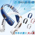首掛け扇風機 羽根なし 首かけ 冷却プレート 2024 ネックファンクーラー ペルチェ 静音 usb5段階風量 冷感 大風量 卓上扇風機 ハンディ扇風機母の日 父の日
