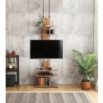 テレビ台 スタンド 突っ張り コーナー 壁寄せ おしゃれ ラック 棚 穴あけ不要 高さ調節 つっぱり 60インチまで対応