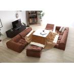 ショッピングローソファー ローソファー 6人掛け フロアマット おしゃれ ナチュラルモダン 日本製 リクライニング 座椅子 こたつ対応 六人掛け ファブリックシート 完成品