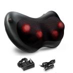 マッサージ枕 マッサージャー マッサージクッション ヒーター付き 首 肩 腰 背中 太もも 肩こり ストレス解消 家庭＆職場＆車用 温熱療法