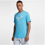 NIKE(ナイキ) メンズ テニス半袖 Tシャツ ナイキコート Dri-FIT ラファ 913490(438:ラグーンパルス/ホワイト) S