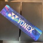 YONEX（ヨネックス）NEWクールタオル AC1087(112)ダークブルー　紫外線遮蔽率95%〜、濡らして振ると涼感効果【ゆうパケット対応可】