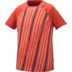 【SALE50%OFF】アシックス(ASICS) メンズ アスリートSSトップ ATHLETE SS TOP 130224 0172:オレンジストライプ【ゆうパケットOK】