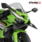 Puig 22660J FRONTAL SPOILER GP [MATT BLACK] KAWASAKI ZX-6R NINJA(24-26) プーチ カウル サイドカバー