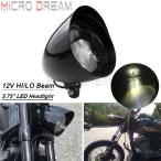 【並行輸入品】 5.75'' 6 LED ヘッドライト バイク Tri ハーレー スポーツスター XL ダイナ ソフテイル ボバー チョッパー カスタム ヘッドライト 汎用 カスタ