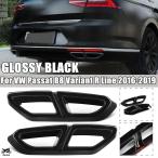 ショッピング排気口カバー 【並行輸入品】 2P VW パサート B8 Rライン ヴァリアント 2016年-2019年 マフラー エキゾースト パイプ テール カバー テール 排気口 カバー フレーム キットs