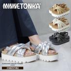 【40%OFF】【SALE】MINNETONKA ミネトンカ 正規販売代理店 正規品 パフィーサンダル クロスベルトパデッドサンダル 23M03