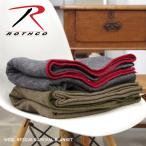 ROTHCO ロスコ 【Wool Rescue Survival Blanket】 10430 大判ウールブランケット OLIVE DRAB オリーブドラブ 210×155cm