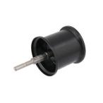 アベイル マイクロキャストスプール AMB2520R 2mm 超浅溝軽量スプール 黒 アブ 2500C などに ABUアンバサダー eリング付き (36460