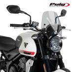 Puig 20638H NEW GENERATION WINDSHIELD SPORT [SMOKE] TRIUMPH TRIDENT 660 (21-23) プーチ スクリーン カウル