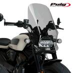 ショッピングGENERATION Puig 21322H NEW GENERATION TOURING [SMOKE] Harley Davidson SPORTSTER S RH1250S (21-23) プーチ スクリーン カウル