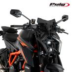 Puig 21906F NEW GENERATION SPORT [DARK SMOKE] KTM 1390 SUPER DUKE R(24-25) 1390 SUPER DUKE R EVO(24-25) プーチ スクリーン カウル