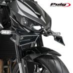 Puig 22782N DOWNFORCE NAKED FRONTAL SPOILERS [BLACK] KAWASAKI Z1000（14-24）プーチ フロントダウンフォースネイキッドスポイラー