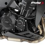 Puig 22818N ENGINE COVER TRACK FOR CHAMPIONSHIP [BLACK] KAWASAKI Z1100/SE(26) プーチ エンジンケ−スカバ− FIM承認タイプ