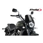 ショッピングGENERATION Puig 3175N NEW GENERATION SPORT [BLACK] Kawasaki VULCAN S (15-25) VULCAN S CAFE (17-20) プーチ スクリーン カウル