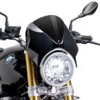 ショッピングGENERATION Puig 7012N NEW GENERATION RETROVISION [BLACK] >BMW R nineT (14-22) PURE (17-22) SCRAMBLER (21-22) プーチ スクリーン カウル
