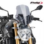 ショッピングGENERATION Puig 7651H NEW GENERATION SPORT [SMOKE] ステーなし BMW R1200R (15-18) プーチ スクリーン カウル