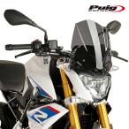 ショッピングGENERATION Puig 8920F NEW GENERATION SPORT [DARK SMOKE] BMW G310R (16-25) プーチ スクリーン カウル