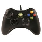 マイクロソフト ゲームコントローラー 有線/Xbox/Windows対応 ブラック Xbox360 Controller for Windows  52A-00006