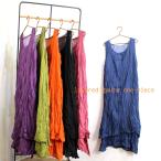 ガーゼコットン プレーンワンピース全6色【エスニック アジアン ファッション レディース ヨガ ダンス 衣装 】