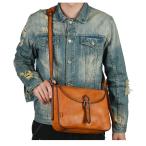 ショッピングメッセンジャー メンズ ショルダーバッグ 斜め掛けバッグ 本革 ヌメ革 レザー メッセンジャーバッグ iPad対応 男性 大容量 肩掛け鞄 アウトドア 自転車 通勤 通学 ブラウン