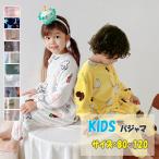 パジャマ キッズ 冬 キッズスリーパー 寝袋パジャマ 男の子 女の子 80 90 100 110 120 長袖 フリース 柔らか 暖か 優しい着心地 防寒 保温 オールインワン