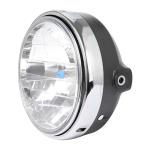  для мотоцикла передняя фара белый линзы мульти- отражатель клапан(лампа) имеется CB400SF NC31 CBX400 VTR250 и т.п. универсальный неоригинальный товар ( белый )