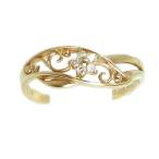  булавка кольцо для ключей diamond K10PG бриллиант цветок кольцо с бриллиантом 