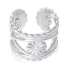 ショッピングイヤーカフ イヤーカフ K10 K18WG  菊模様 和柄 クリセンサマム