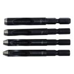 ショッピング皮 新潟精機 SK 六角軸皮抜きポンチセット 4本組 HMP-4S 6.35mm軸