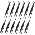 カール事務器(CARL) ルーズリング 綴じ枚数100枚 リング径14mm 6本入 ブラック 日本製 LR-14-K