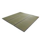 イケヒコ い草 ラグ ほほえみ 江戸間4.5畳 約261×261cm 日本製 上敷き カーペット 双目織 ヒバ加工 #1104234 ベージュ