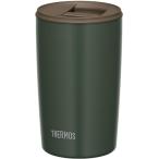 ショッピングタンブラー サーモス 真空断熱タンブラー フタ付き 400ml フォレストグリーン JDP-401 FG