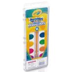 クレヨラ (Crayola) パレット絵の具 16色 筆付き 水で簡単に落とせる 530555 正規品